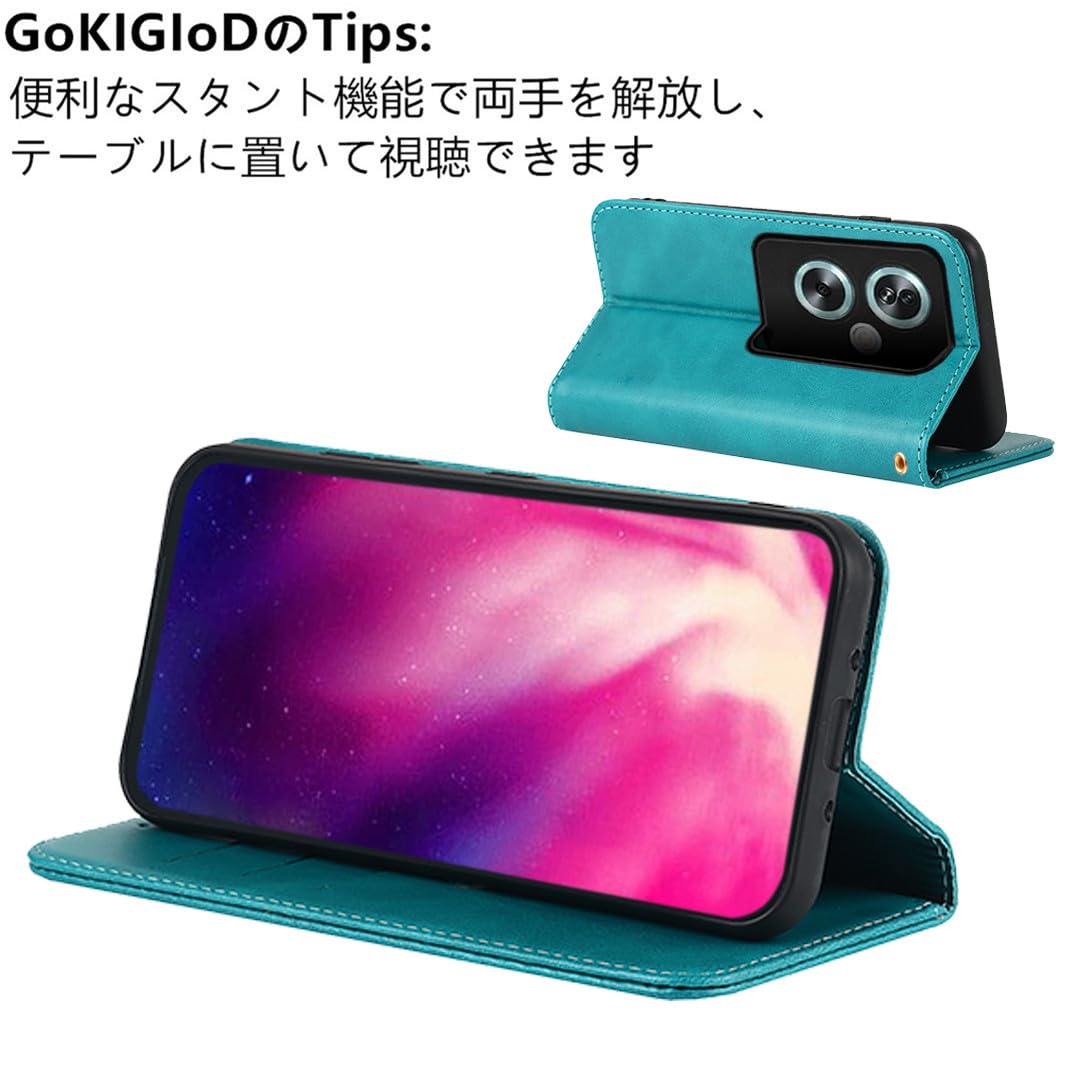 Amazon.co.jp: OPPO A79 5G A303OP ケース 手帳型 ストラップ 同梱